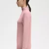 Rollkragen-T-Shirt für Damen