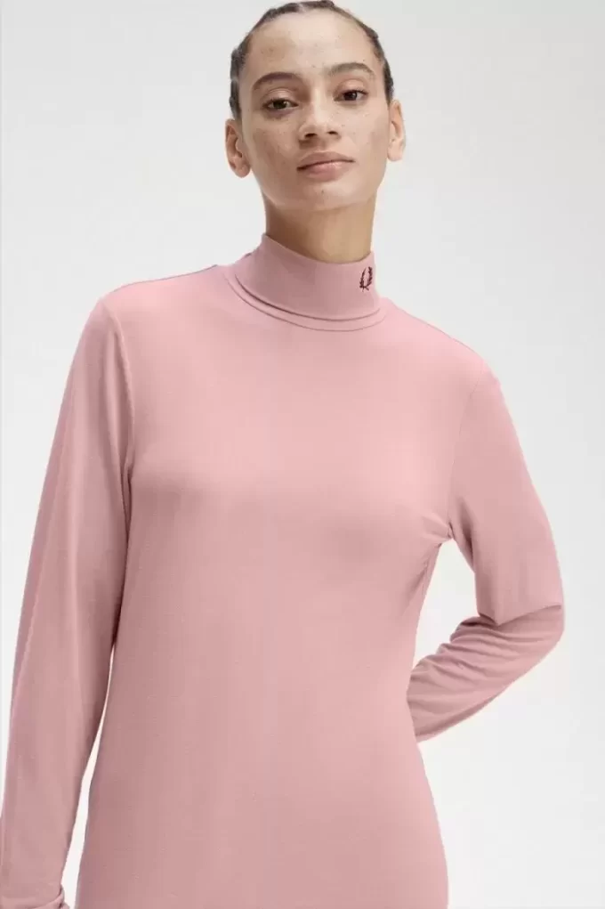 Rollkragen-T-Shirt für Damen