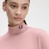 Rollkragen-T-Shirt für Damen