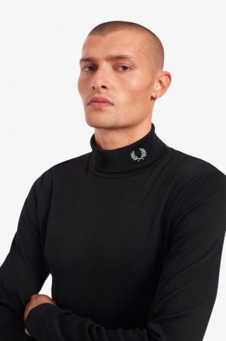 Rollkragen-Top T-Shirts