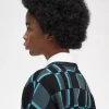 Schachbrett-Pullover für Damen