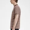 Schweres Herren-T-Shirt mit feinen Streifen