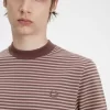 Schweres Herren-T-Shirt mit feinen Streifen