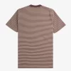 Schweres Herren-T-Shirt mit feinen Streifen