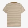 Schweres Herren-T-Shirt mit feinen Streifen