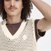 Spitzenstrick-Tanktops für Herren
