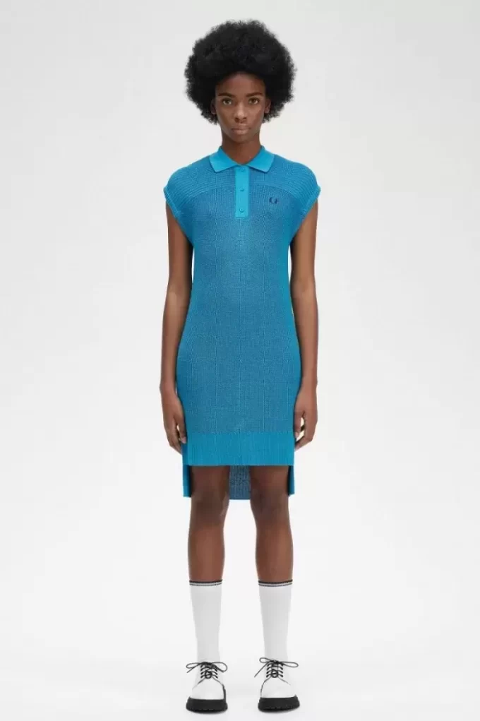 Strickhemd Damenkleid