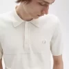 Strickhemd für Herren mit Ton-in-Ton-Panel