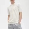 Strickhemd für Herren mit Ton-in-Ton-Panel