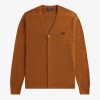 Strickjacke mit Chevron-Struktur