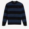 Strickpullover aus Alpaka-Mischgewebe mit kräftigen Streifen