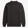 Strickpullover aus britischer Wolle mit Bahnenmuster
