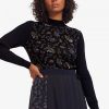 Strickpullover mit Paisley-Print