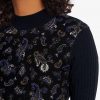 Strickpullover mit Paisley-Print