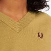 Strickpullover mit V-Ausschnitt