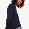 Strickpullover mit Zopfmuster und geteiltem Saum