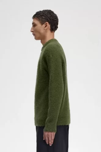 Strukturierter Strickpullover für Herren