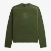 Strukturierter Strickpullover für Herren
