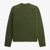 Strukturierter Strickpullover für Herren