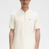 Strukturiertes Herren-Poloshirt mit Reißverschlusskragen