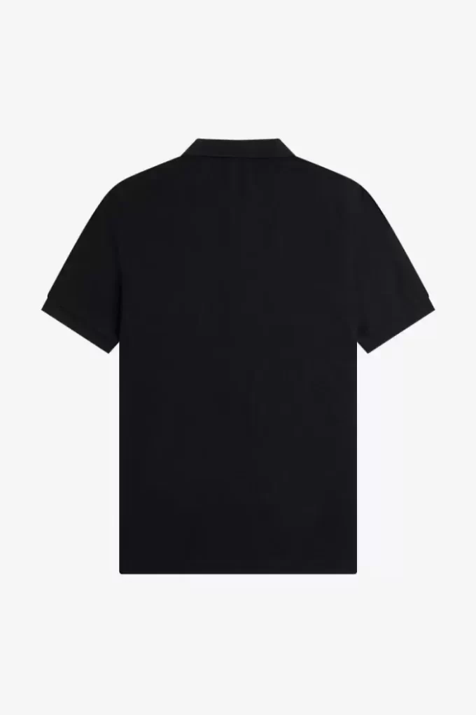 Strukturiertes Herren-Poloshirt mit Reißverschlusskragen