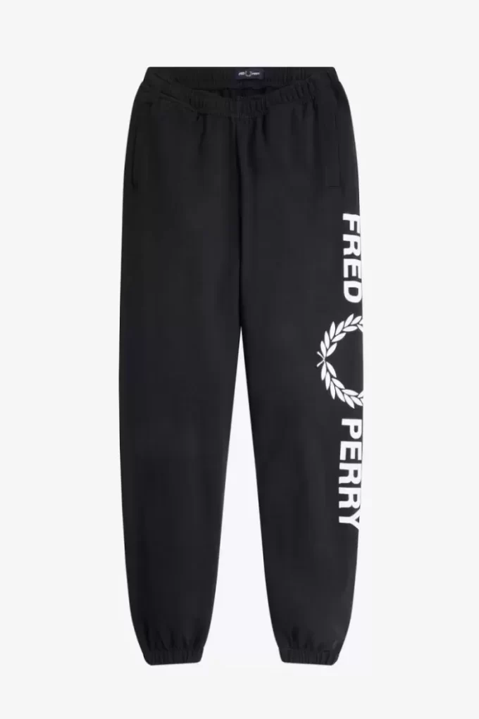 Sweathose mit grafischem Markenlogo für Damen