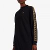 Sweatshirtkleid mit Streifen