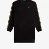 Sweatshirtkleid mit Streifen