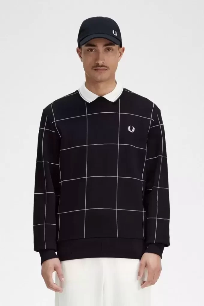 Sweatshirts für Herren mit Gitterdetail