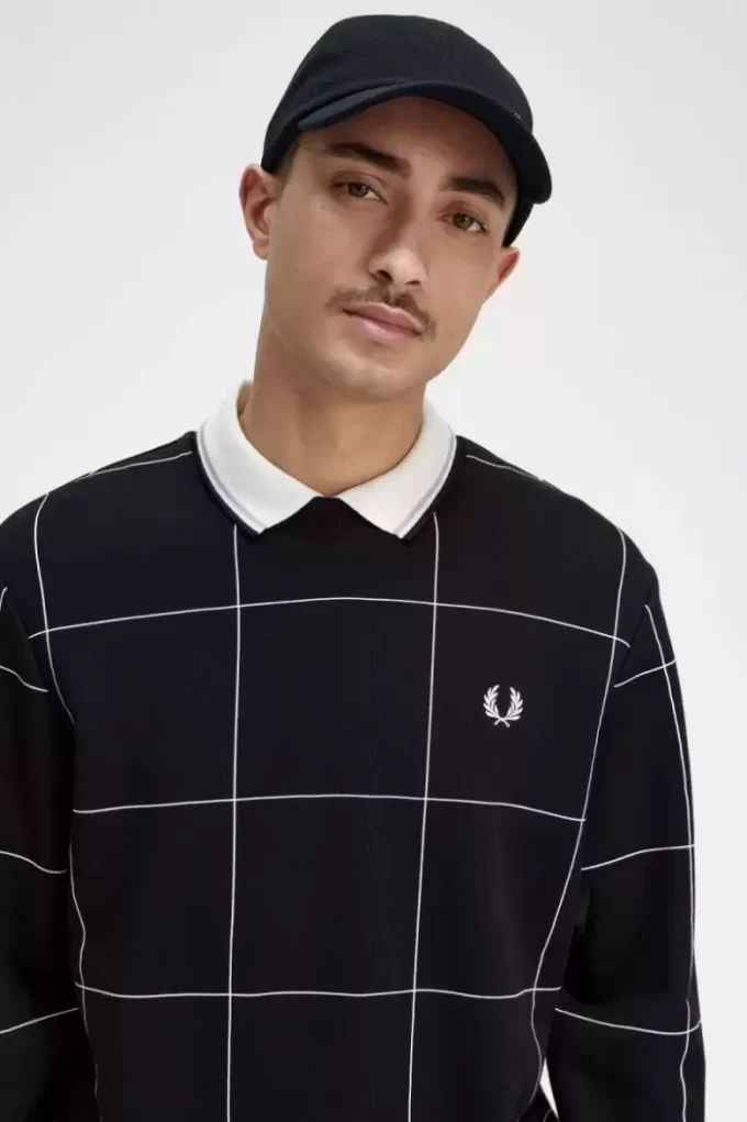 Sweatshirts für Herren mit Gitterdetail