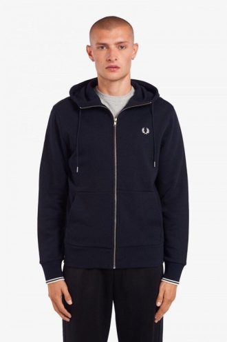 Sweatshirts mit durchgehendem Reißverschluss und Kapuze
