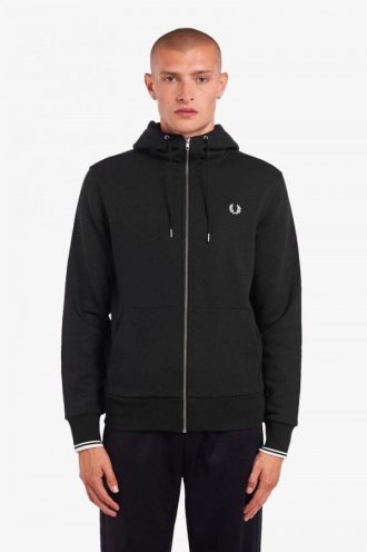 Sweatshirts mit durchgehendem Reißverschluss und Kapuze