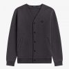 Sweatshirts mit durchgehender Knopfleiste