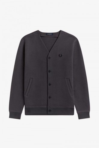 Sweatshirts mit durchgehender Knopfleiste