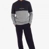 Sweatshirts mit Farbblock-Halbreißverschluss