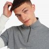Sweatshirts mit Farbblock-Halbreißverschluss