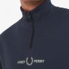 Sweatshirts mit Farbblock-Halbreißverschluss