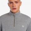 Sweatshirts mit halbem Reißverschluss
