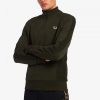 Sweatshirts mit halbem Reißverschluss und umgekehrter Textur