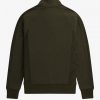Sweatshirts mit halbem Reißverschluss und umgekehrter Textur