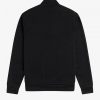Sweatshirts mit halblangem Reißverschluss und Ton-in-Ton-Tape