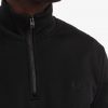 Sweatshirts mit halblangem Reißverschluss und Ton-in-Ton-Tape