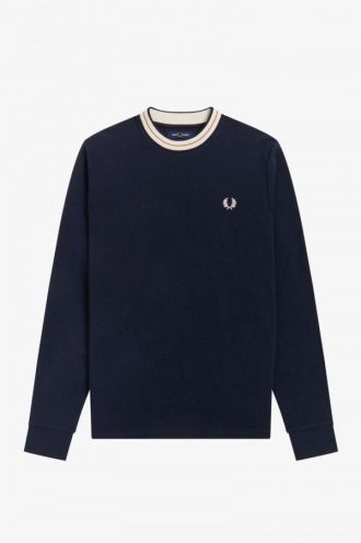 Sweatshirts mit langärmligem Tramline-Streifen