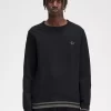 Sweatshirts mit Rippdetail für Herren
