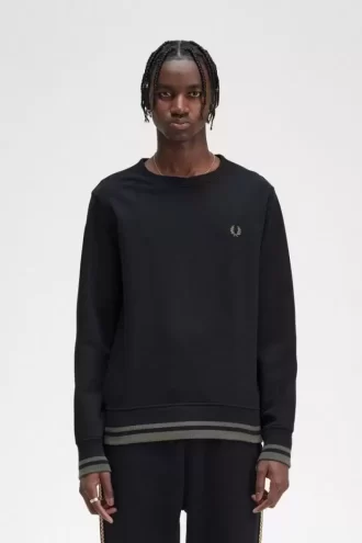 Sweatshirts mit Rippdetail für Herren