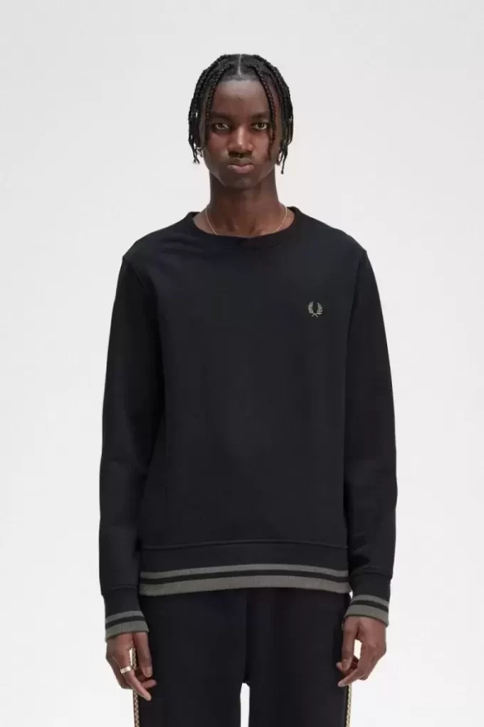 Sweatshirts mit Rippdetail für Herren