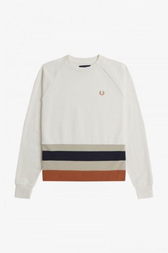 Sweatshirts mit Strickbesatz