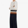 Sweatshirts mit Strickbesatz