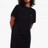 T-Shirt-Kleid aus kastigem Piqué