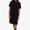 T-Shirt-Kleid aus kastigem Piqué